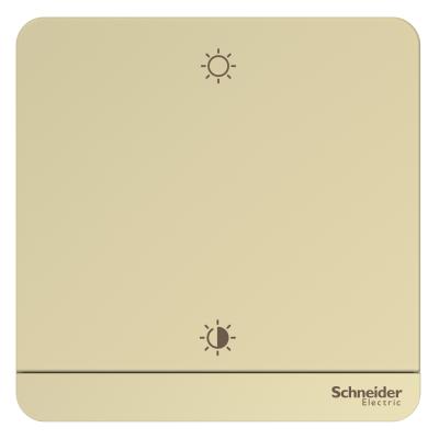 Công tắc dimmer 1G, 300W, màu vàng cho Wiser Smart Home E8331DST300ZB_WG
