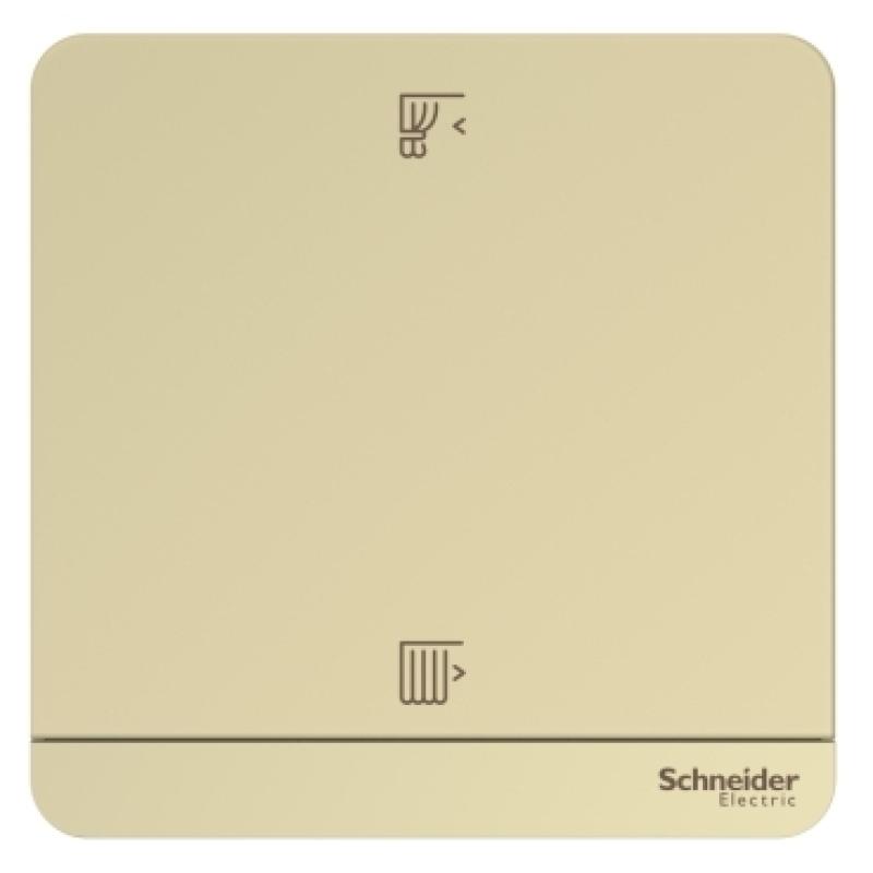 Wiser - Công tắc rèm 1 nút màu vàng, AvatarOn, 300W, Màu Vàng