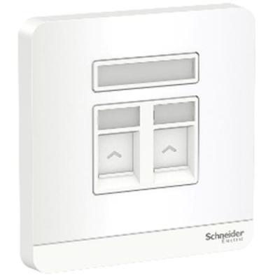 cắm mạng cat5e đôi Schneider E8332RJS5_WE_G19