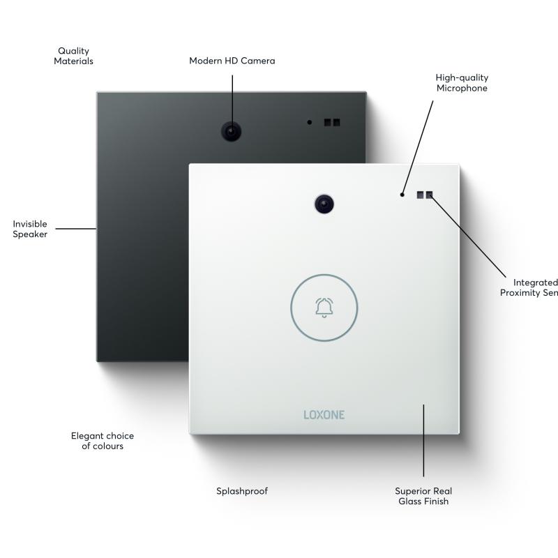 Chuông cửa có hình màu trắng Intercom White LOXONE (100484)