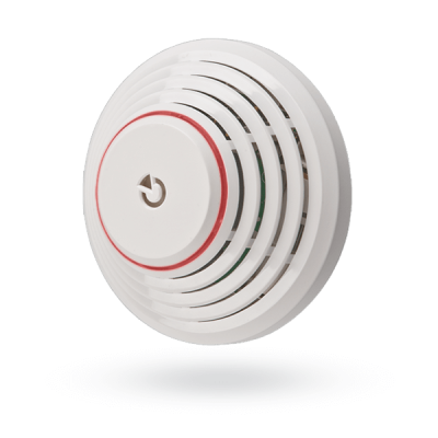 Cảm biến nhiệt và khói kết hợp có dây độc lập JABLOTRON JA-151ST-A