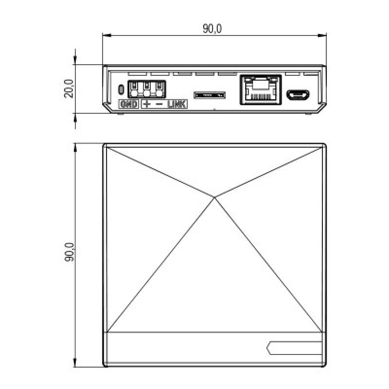 Bộ điều khiển trung tâm LOXONE Miniserver Go (100336)