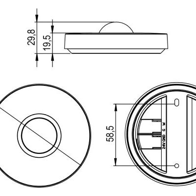 Cảm biến hiện diện có dây LOXONE Presence Sensor Tree Anthracite (100423)
