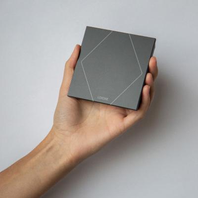 100464 - Công tắc cảm ứng không dây màu đen - Touch Pure Air Anthracite LOXONE