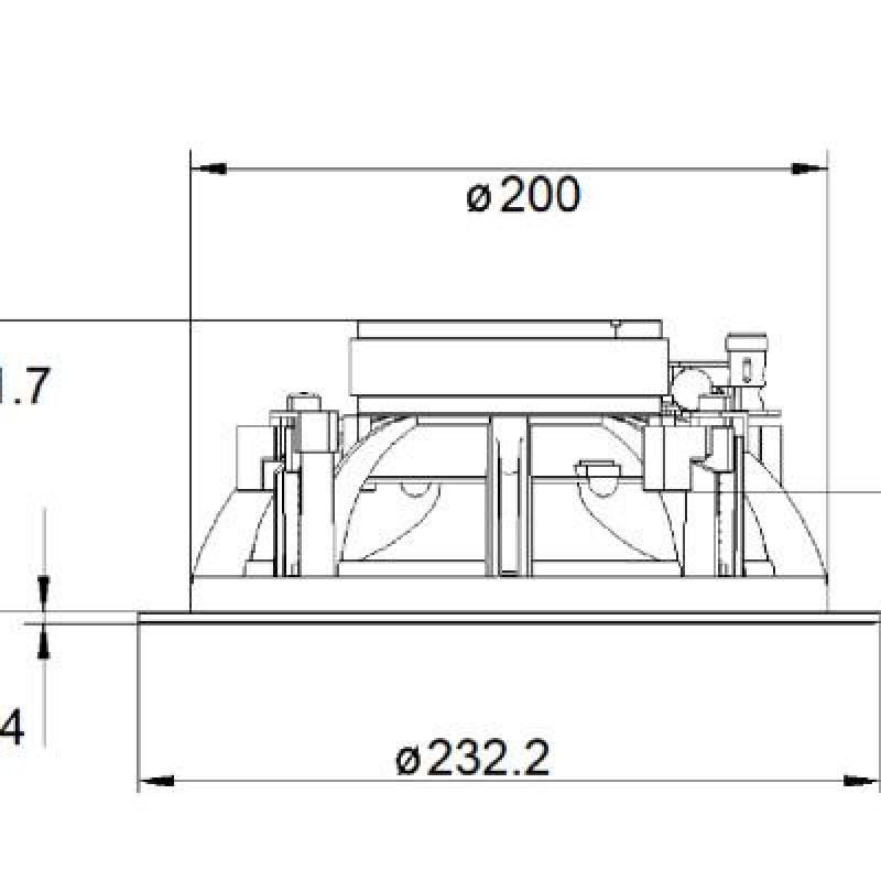 Loa âm trần LOXONE Install Speaker 7 Passive (100497)