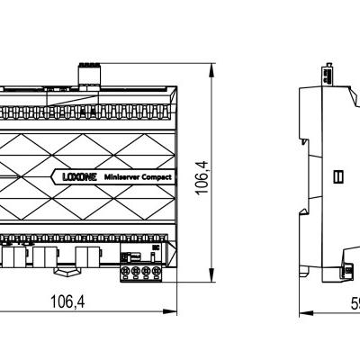Bộ điều khiển trung tâm LOXONE Miniserver Compact (100512)
