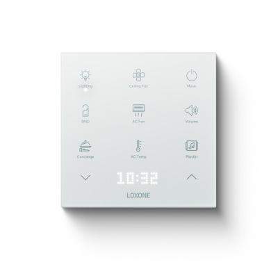 Công tắc 12 kịch bản cảm ứng màu trắng không dây Touch Pure Flex Air White LOXONE (100509)
