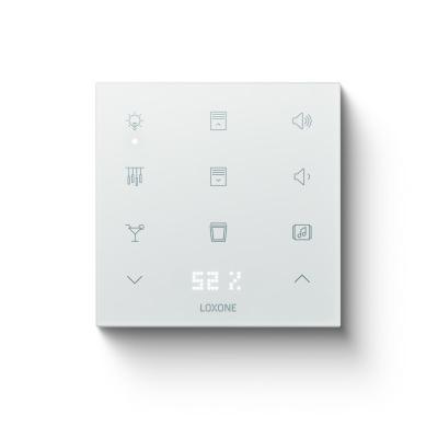 Công tắc 12 kịch bản cảm ứng màu trắng không dây Touch Pure Flex Air White LOXONE (100509)