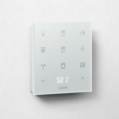 Công tắc 12 kịch bản cảm ứng màu trắng không dây Touch Pure Flex Air White LOXONE (100509)